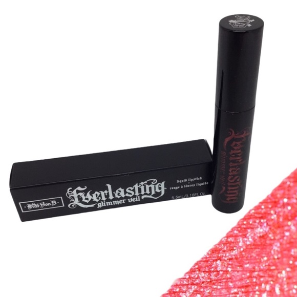 KVD Dazzle Everlasting Glimmer Veil Liq Lip red - Picture 1 of 11
